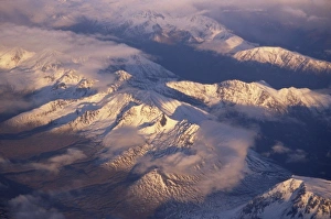 Images Dated 26th October 2009: Aerial view of Mount Chamberlain area, Arctic National Wildlife Refuge, Alaska, AK