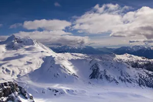 Kristin Piljay Prints: Aerial view with Mount Garibaldi in the foreground