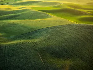 Images Dated 11th June 2015: Aerial view of Palouse Region