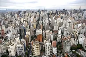 Images Dated 17th January 2007: Aerial view of Sao Paulo, Brazil