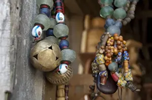 West Africa Prints: Africa, Benin, Ganvie. Tofinu voodoo village on Lake Nokoue