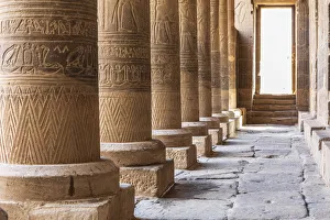 Images Dated 27th December 2019: Africa, Egypt, Aswan. Philae Temple on Agilkia Island in the Nile River