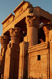 Images Dated 8th April 2024: Africa, Egypt, Aswan. The temple of Kom Ombo