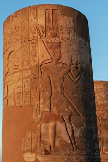 Images Dated 8th April 2024: Africa, Egypt, Aswan. The temple of Kom Ombo