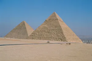 Africa - Egypt - Cairo - Great Pyramids of Giza, pyramid of Khufu (aka Cheops), Cairo