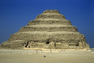 Cairo Prints: Africa, Egypt, Cairo, Zoser, Step Pyramid