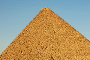 Images Dated 8th April 2024: Africa, Egypt, Giza. Scenic view of one of the great Pyramids of Giza