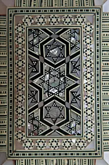 Décor Prints: Africa, Egypt. Typical wood box inlaid with mother of pearl