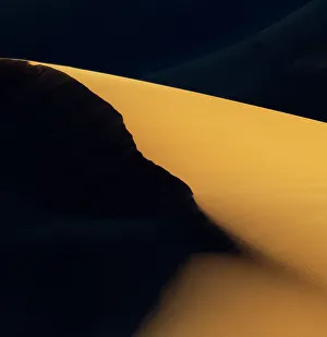 Erg Chebbi Prints: Africa, Erg Chebbi, Morocco. Desert dune contrast