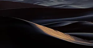 Erg Chebbi Prints: Africa, Erg Chebbi, Morocco. Desert dune contrast