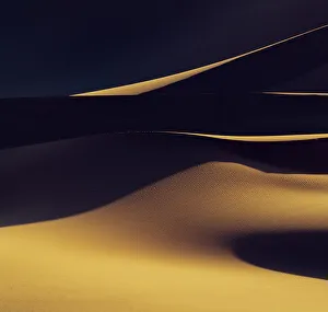 Bill Young Prints: Africa, Erg Chebbi, Morocco. Desert dune contrast
