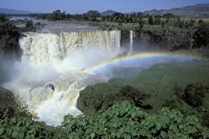 Ethiopia Prints: Africa, Ethiopia, Blue Nile River, Cataract. Tisisat Falls, near lake Tana, source
