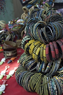 Images Dated 22nd May 2010: Africa, Gambia. Capital city of Banjul. Local batik workshop