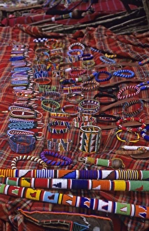 Bangle Prints: Africa, Kenya. Msai beadwork and crafts