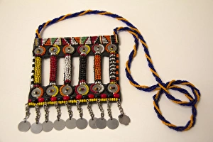 Images Dated 3rd October 2014: Africa, Kenya. Msai tribal beadwork
