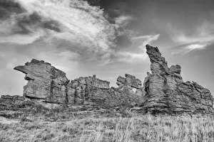 Black And White Prints: Africa, Madagascar, Isalo National Park