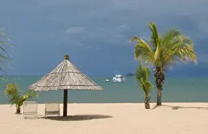 Africa; Malawi; Mangochi; Lake Malawi; Approaching storm at Club Makakola