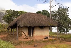 Images Dated 14th April 2007: Africa; Malawi; Mt Mulanje; Small hut for bathroom at Thuchila on Mt. Mulanje