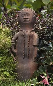 Africa; Malawi; Zomba; Garden statue at Zomba Mountain Lodge