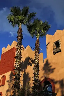 Atlas Mountains Prints: Africa, Morocco, Asni. Richard Bransons Kasbah Tamadot luxury retreat in