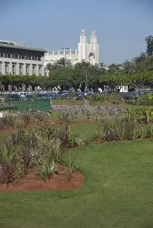 Marrakech Prints: Africa, Morocco, Casablanca. View of Sacre Coeur Church, Catholic church no longer in use