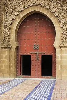Meknes Prints: Africa, Morocco, Meknes. Gate to Mausoleum of Moulay Ismail