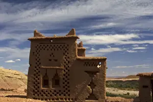 Screen Prints: Africa, Morocco, Ourazazate. Ait Ben Haddou architecture