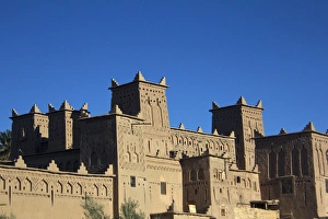 Ouarzazate Prints: Africa, Morocco, Skoura. Kasbah Amridil in Skoura