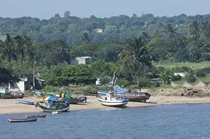 Images Dated 17th December 2010: Africa, Mozambique, Maputo. Waterfront views around the port area of the capital city of Maputo