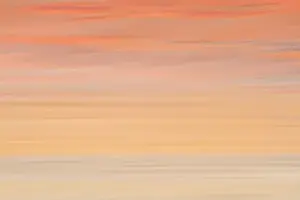 Distortion Prints: Africa, Namibia. Abstract of heat distorting grassy plain