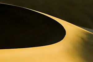 Walvis Bay Prints: Africa, Namibia. Abstract of sand dune near Walvis Bay