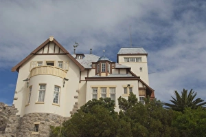 Africa, Namibia, Luderitz. Goerke Haus, example of traditional German colonial architecture