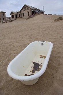 Images Dated 10th May 2010: Africa, Namibia, Luderitz. Kolmanskop, former diamond mining town abandoned in 1940