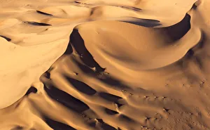Images Dated 1st August 2016: Africa, Namibia, Namib-Naukluft Park. Aerial of desert landscape