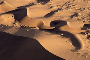 Images Dated 1st August 2016: Africa, Namibia, Namib-Naukluft Park. Abstract aerial of sand dunes