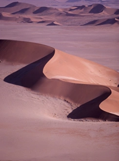 Images Dated 4th May 2009: Africa. Namibia. Namib Naukluft park. Aerial of Sossuvlei dunes