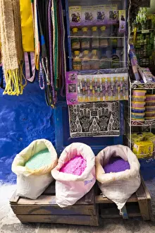 Images Dated 25th April 2015: Africa, North Africa, Morocco, Chefchaouen or Chaouen is most noted for its small narrow streets
