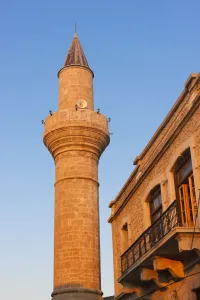 Images Dated 2018 August: Aga Cafer Pasa Mosque, Kyrenia, Turkish Republic of Northern Cyprus