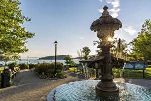 Bar Harbor Prints: Agamont Park in Bar Harbor, Maine. Near Acadia National Park