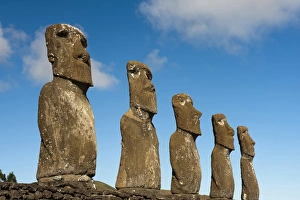 Ahu Akivi, Rapa Nui, Easter Island, Chile