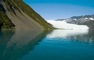 Images Dated 6th September 2009: Aialik Glacier calves into Aialik Bay in Kenai Fjords National Park Alaska