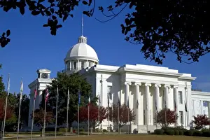 Images Dated 14th November 2010: The Alabama State Capitol Building located on Goat Hill in Montgomery, Alabama, USA