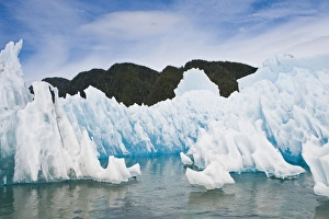 Alaska. Iceberg in LeConte Bay, Southeast Alaska