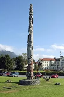 Images Dated 31st August 2005: Alaska Pioneers Home on Totem Square, Sitka, Alaksa
