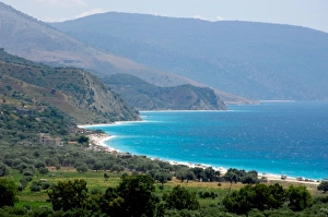 Images Dated 12th August 2007: Albania, Borsh Beach