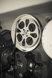 Albuquerque, New Mexico, USA. Central Ave, Route 66 Vintage film projector