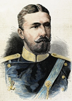 Beard Prints: Alexander of Battenberg (1857-1893). Prince of Bulgaria (1879-1886)