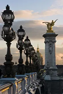 Alexander Iii Prints: Alexander III Bridge, Les Invalides, Paris, France