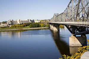 Kristin Piljay Prints: Alexandra Bridge between Quebec and Ontario