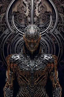 AI Generated Image Prints: Alien cyborg. ©Jim Zuckerman / Jaynes Gallery / DanitaDelimont.com (AI)